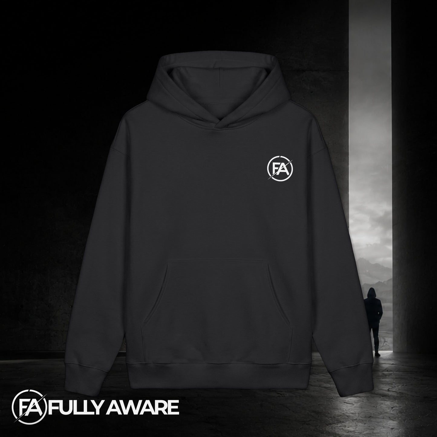 FULLY AWARE. Question Everything. | Premium Heavyweight Oversized Hoodie